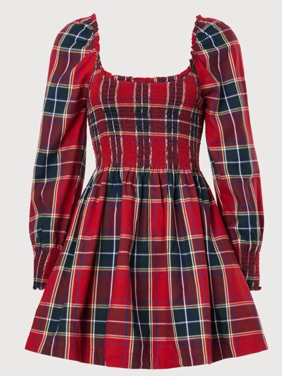 Hill House Dresses & Skirts - Hill House Norah Nap Dress in Red Tartan